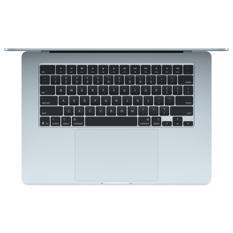 Apple MacBook Air 15" (M4, 10C CPU/10C GPU, 2025), 24 ГБ, 512 ГБ SSD, «небесно-голубой»